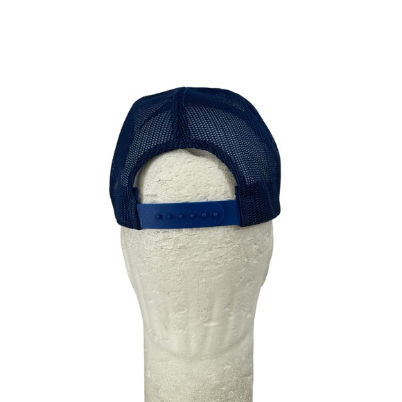 Vintage 80s 90s Diesel Cat Power Caterpillar Trucker Mesh Snapback Cap VTG - Picture 4 of 8